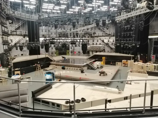 Aufbau der Starmania Bühne