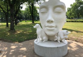 2018 Skultpur Friedhof – Richard Fürstner © Winter Artservice